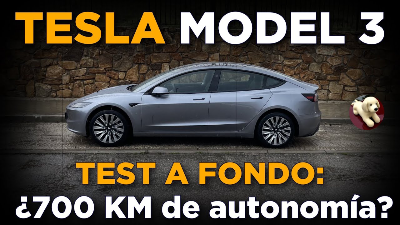 Tesla Model 3 Gran Autonom&iacute;a &iquest;700 km de autonom&iacute;a?. Test Tesla Model 3