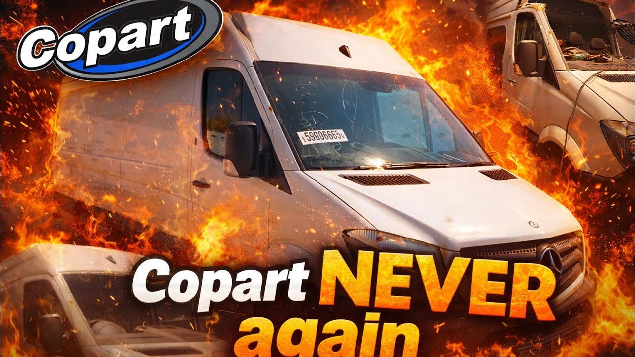 Худшая покупка на Copart за всю историю | Катастрофа с микроавтобусом Cat S Sprinter 🚫🔥