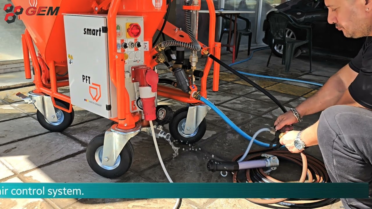 Hey, have you heard about the new G4 Smart plastering machine from PFT? It's pretty cool!
