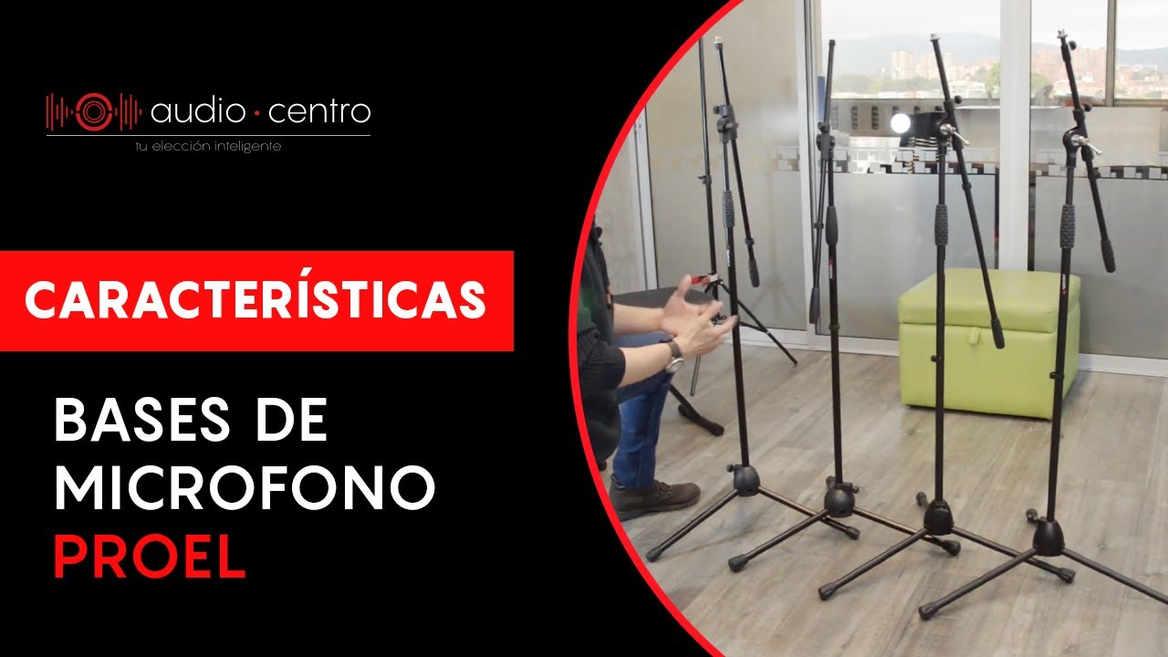 PROEL CARACTERISTICAS BASES DE MICROFONO
