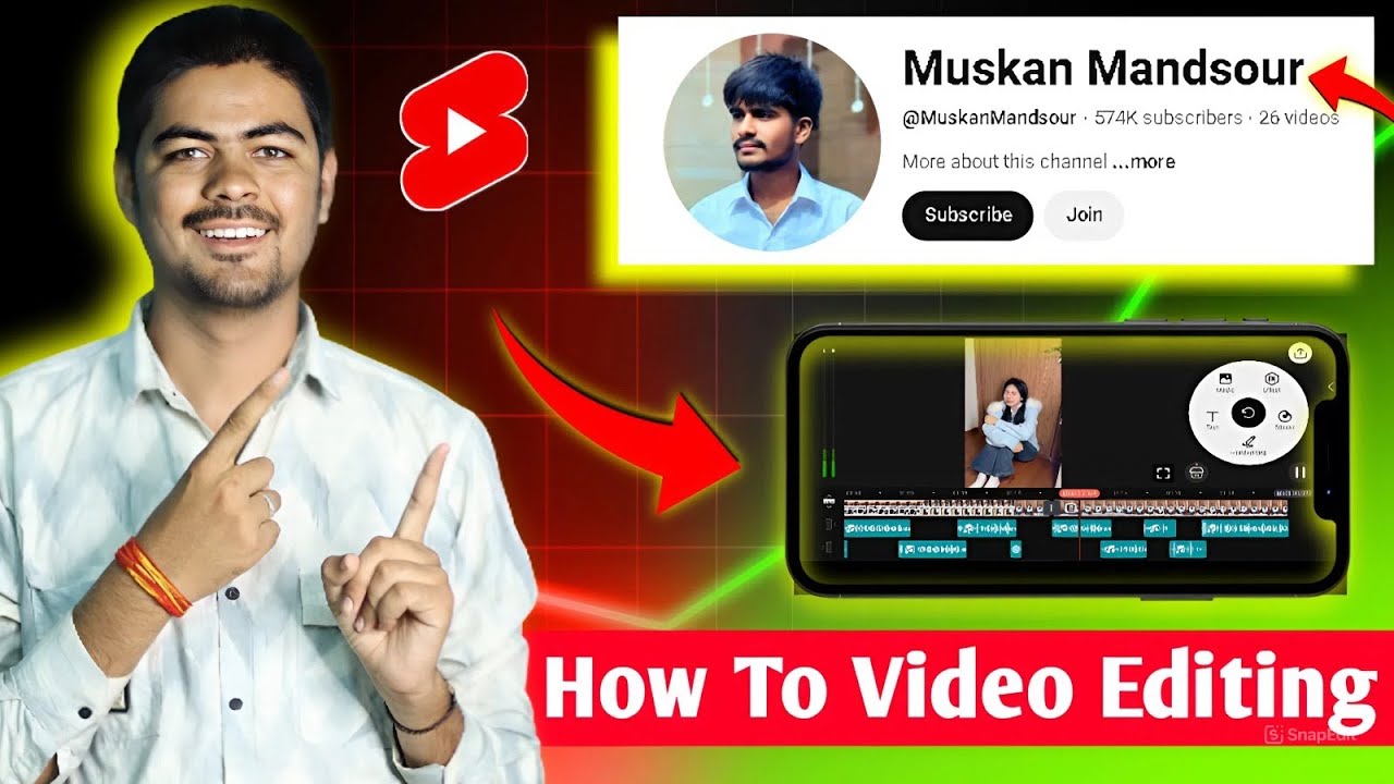 Muskan Mandsour Jaisi Video Kaise Banaye | Voice & Video Editing Tutorial | Reels Editing Hindi