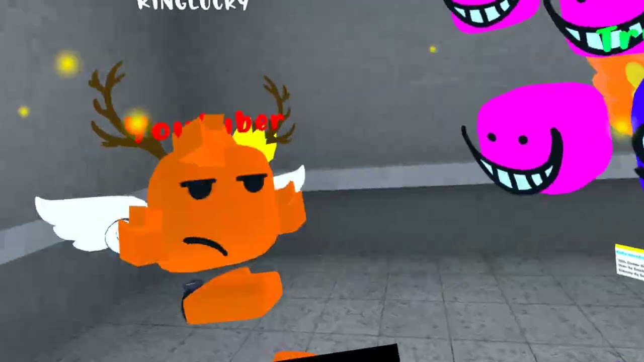 Playing cube runners with king lucky