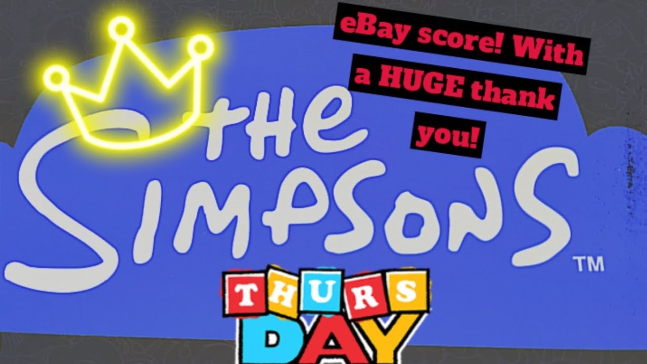 Simpsons eBay pick ups! With a thank you #toys