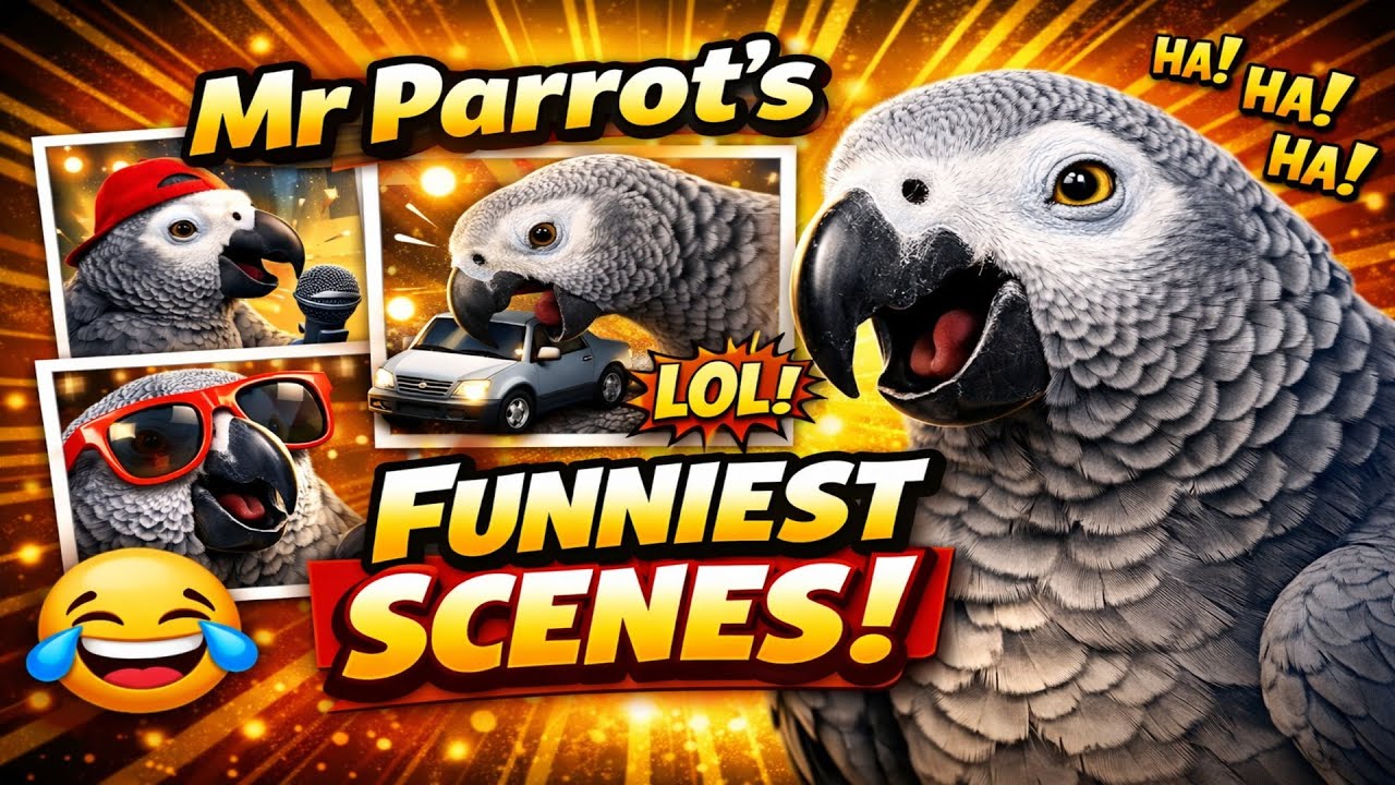 MR PARROT 🤣 Try Not To Laugh (FUNNIEST Moments Compilation!)
