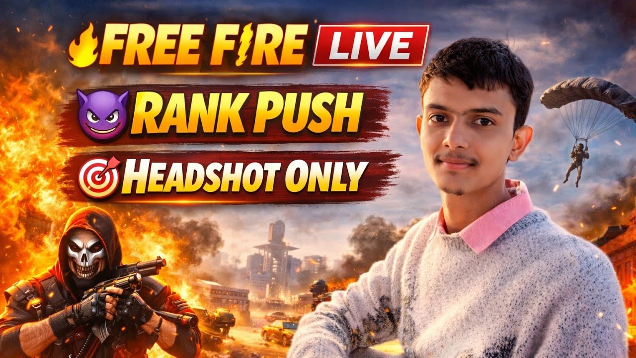 🔴 Free Fire LIVE Now | Pro Rank Push Gameplay 💥