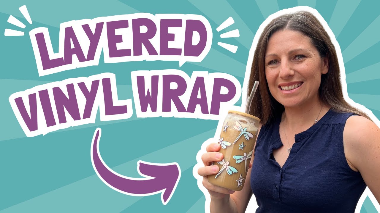 Make A Full Vinyl Wrap on a Glass Can in Cricut Design Space - Full tutorial | Beginner Friendly!