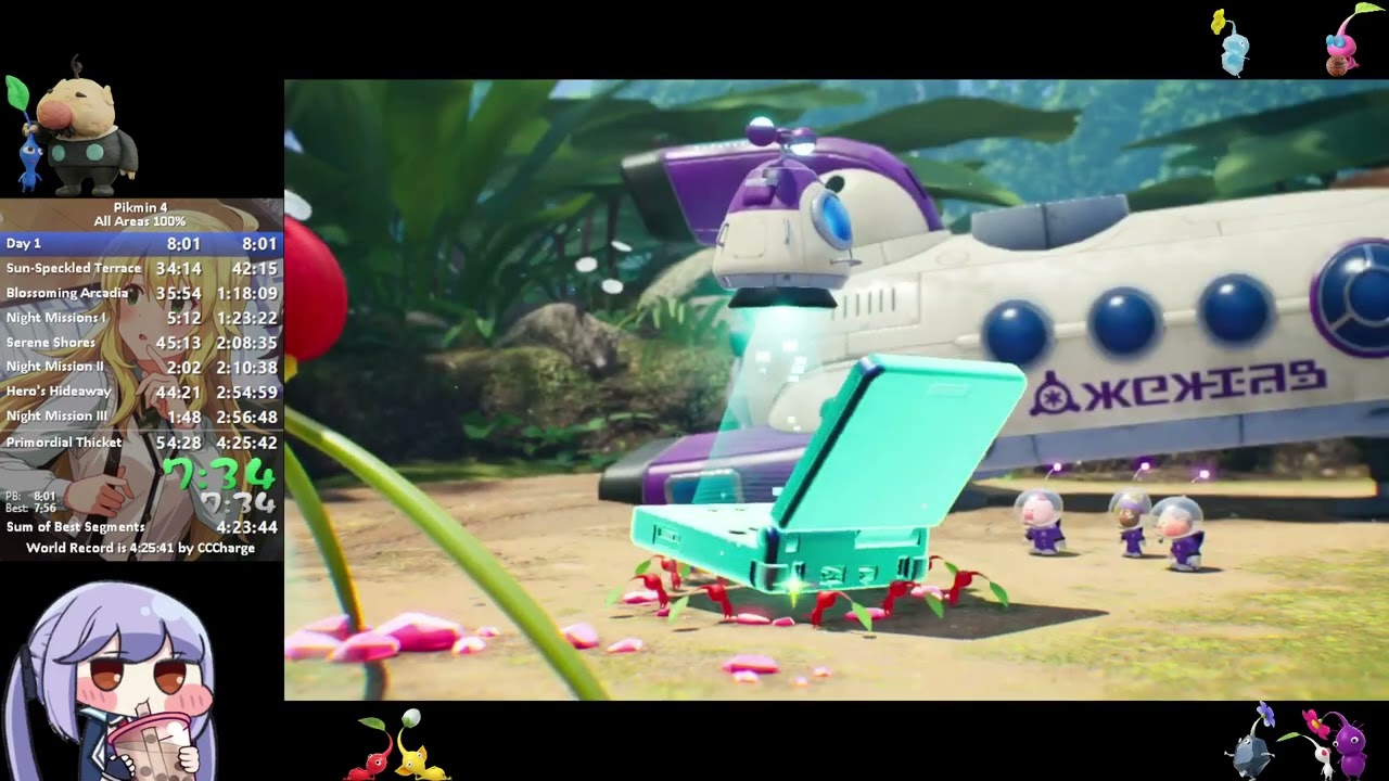 Pikmin 4 All Areas 100% (4:23:58)