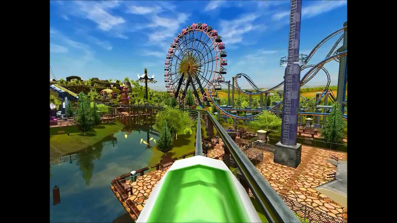 RCT3 - Mikey's Ultimate Park - Monorail & Train Rides
