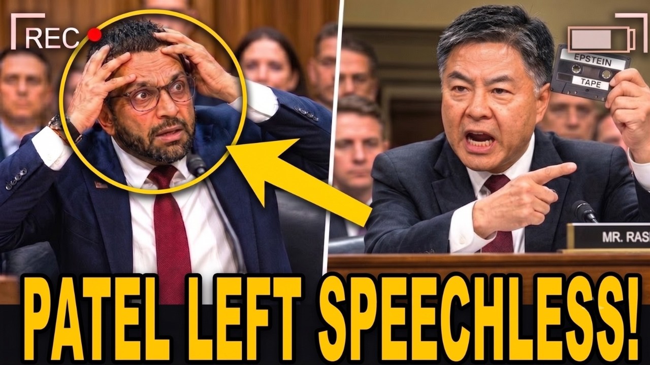 Ted Lieu DESTROYS Kash Patel With Epstein Secret Safe Audio &mdash; FBI Has No Answers!