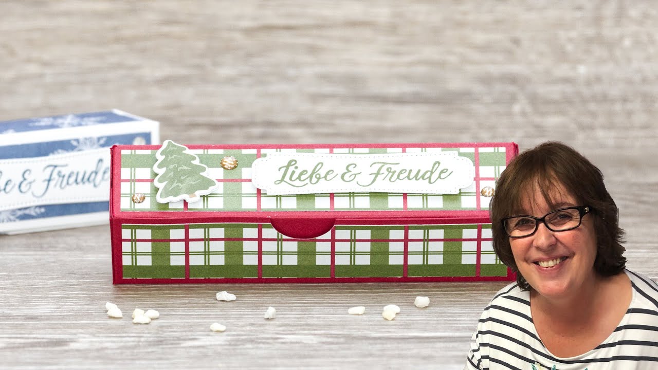 Weihnachtliche Verpackung Liebe & Freude・Goodie / Mitbringsel / Adventskalender