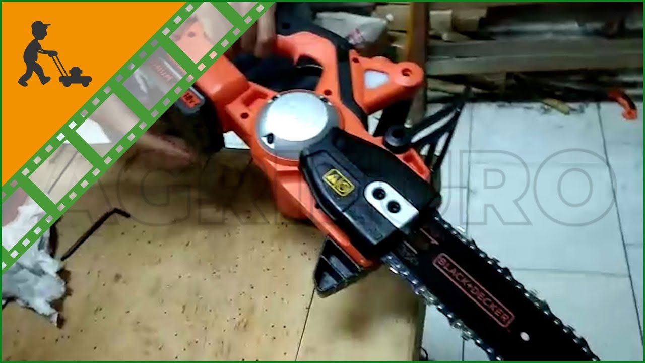 Elettrosega Black & Decker GKC1820L20-QW. come montarla e usarla con una batteria da 18V e 2 Ah