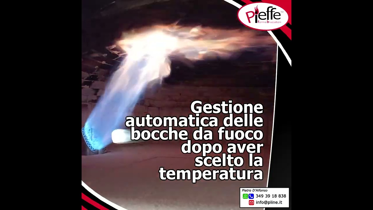 Bruciatori a Gas Pieffe - Per forni pizza - a Metano o GPL