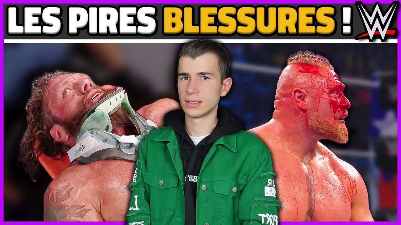 Les PIRES blessures &agrave; la WWE !