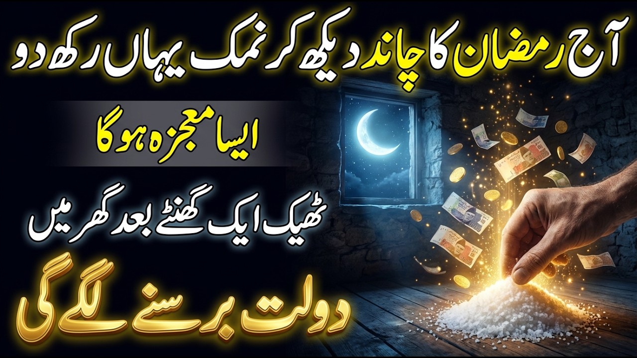 Ramzan Ka Chand Dekhte Hi Ye Amal Kar Lo! Dekho Kaise Ek Ghante Mein Paisa Aata Hai! 💸✨