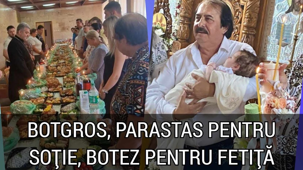 Parastas pentru soție si botez pentru finuță! Nicolae Botgros a comemorat-o pe Lidia Bejenaru.