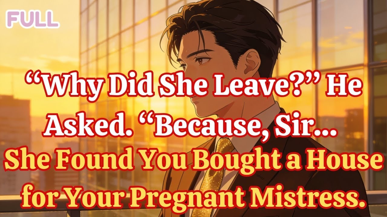 “Why Did She Leave” He Asked  “Because, Sir… She Found You Bought a House for Your Pregnant Mistress
