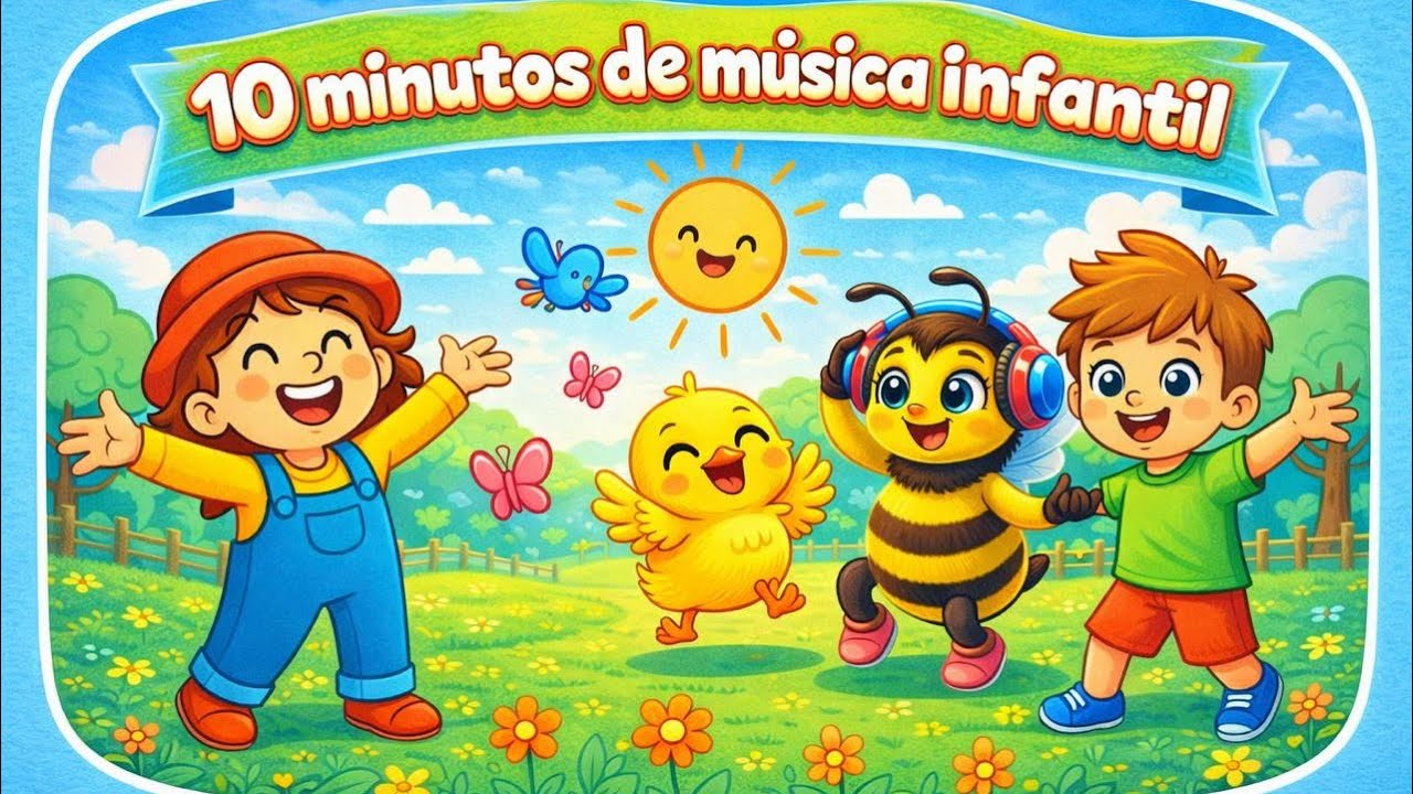 10 minutos de músicas infantis divertidas 🎵l MÚSICA PARA CRIANÇAS