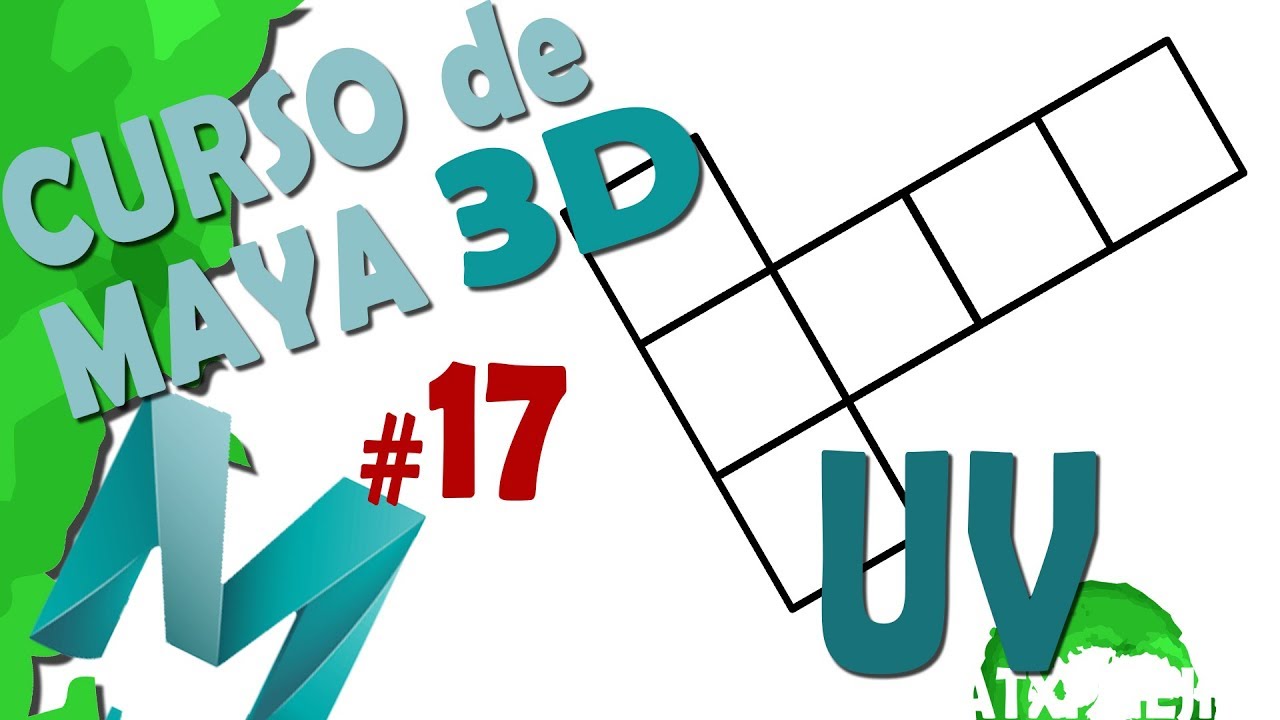 CURSO DE MAYA 3D EN ESPA&Ntilde;OL | #17 TEXTURIZAR EN MAYA CON UV