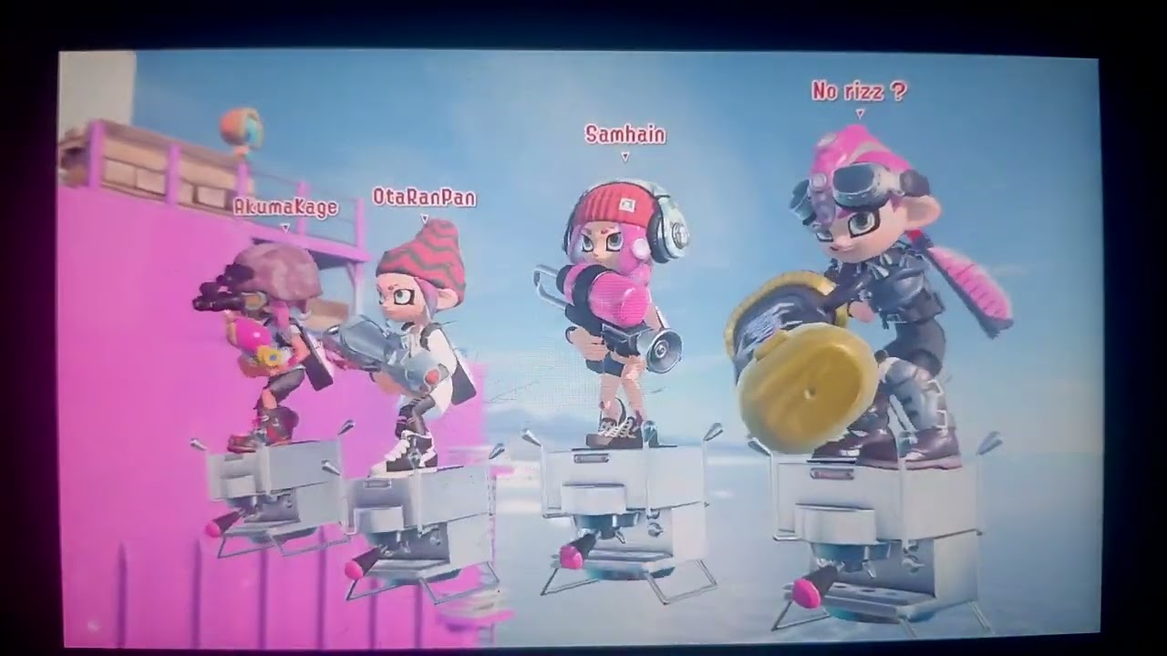 SOME SPLATOON 3 MATCHES