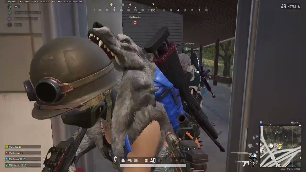 Sürüden Ayrılanı Mavi Alan Kapar. [PUBG]