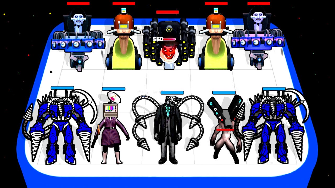Merge Sink Battle Master Zombie Universe ( Skibdi Toilet) Titan Drillman, Multiverse Camera battle