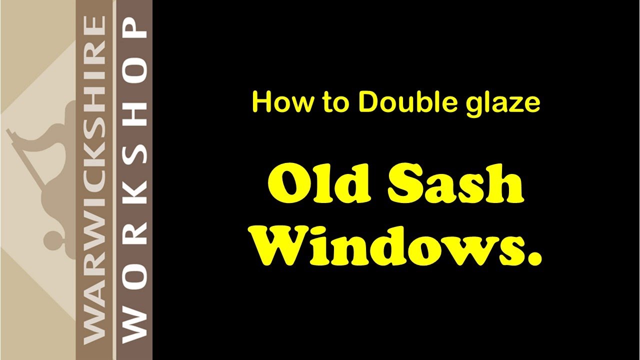 Double glazing old sash windows.