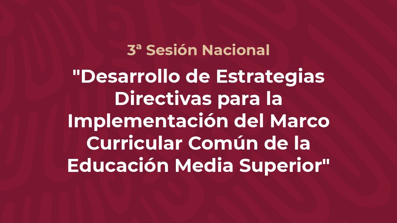 3ª Sesión Nacional 