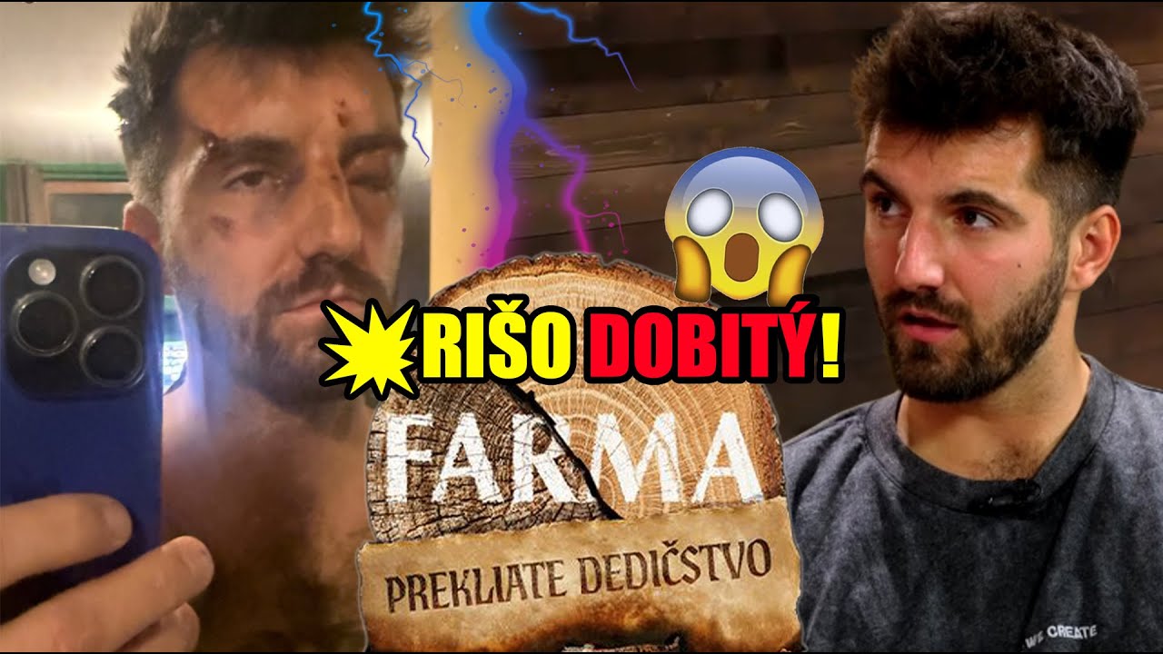 Rišo ukázal doráňanú tvár! Čo sa mu stalo po Farme 17?!