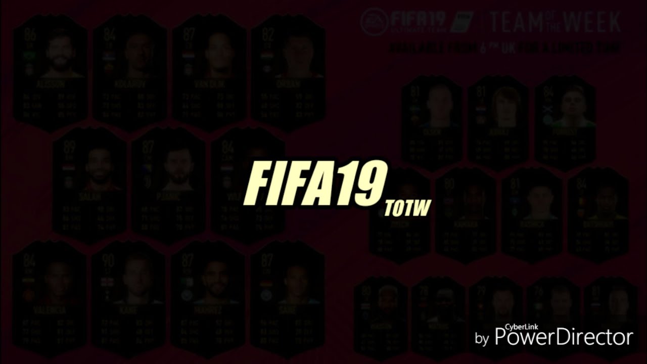 FIFA 19 TEAM OF THE WEEK 10 FULL LIST | FIFA 19 TOTW | 21.11.2018