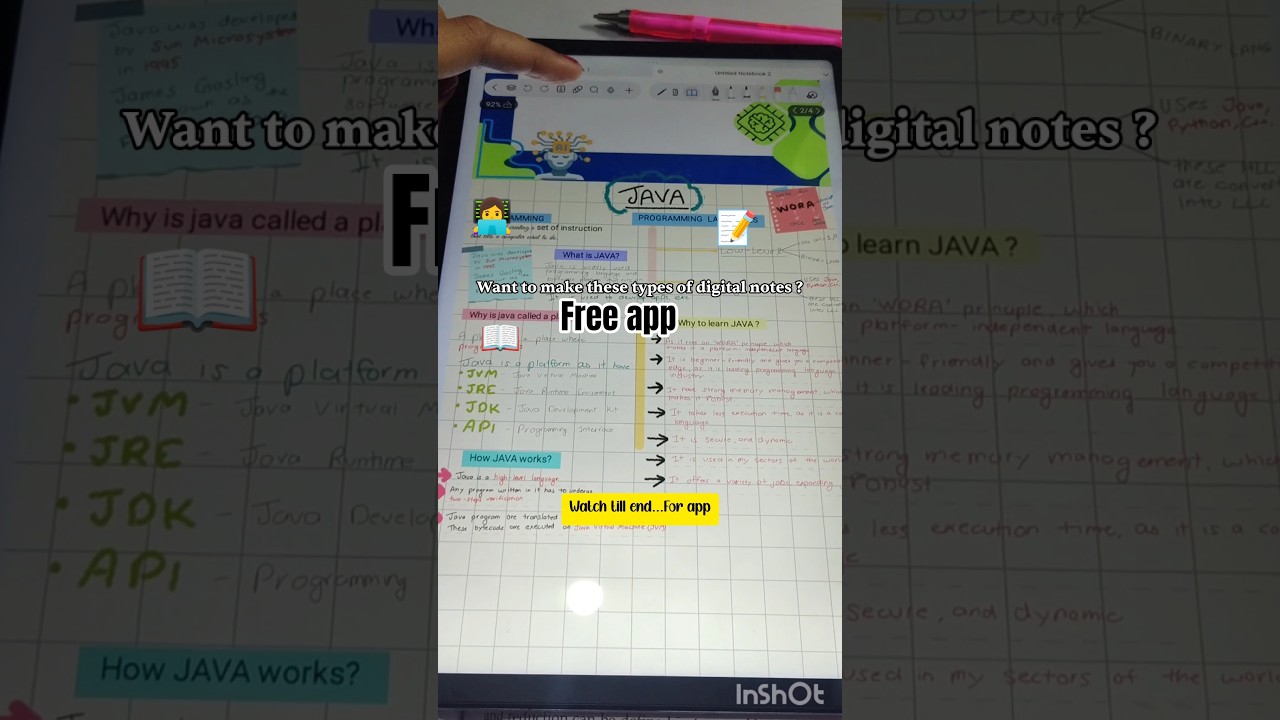 Best digital notes FREE app📝📖👩‍💻