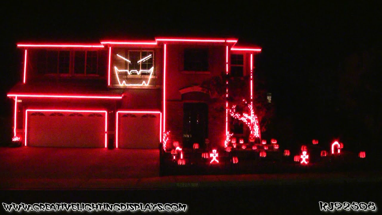 Halloween Light Show 2012 - Gangnam Style