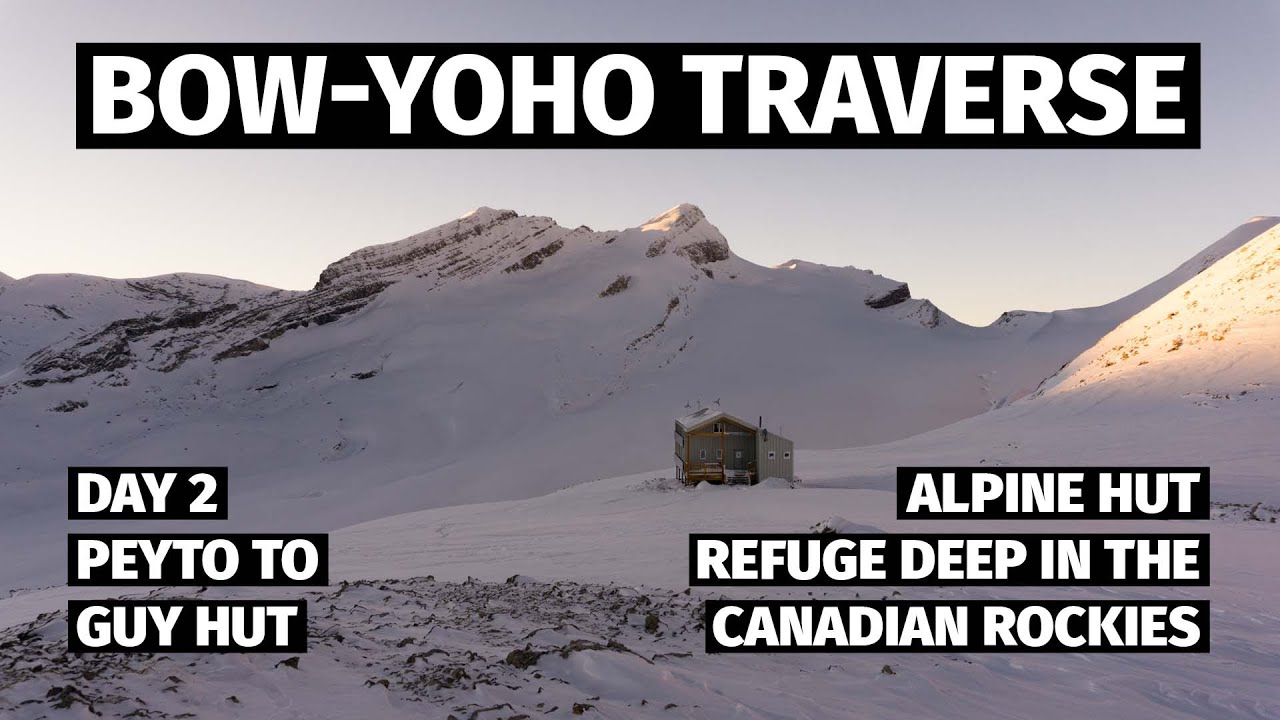 From SUN to WHITEOUT  in WINTER // Bow Yoho Ski Traverse E02