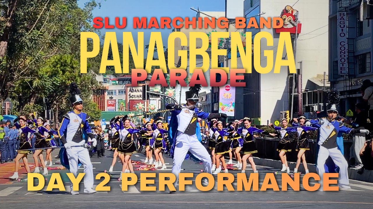 SLU Marching BAND Performance Panagbenga 2026 Grand Float Parade