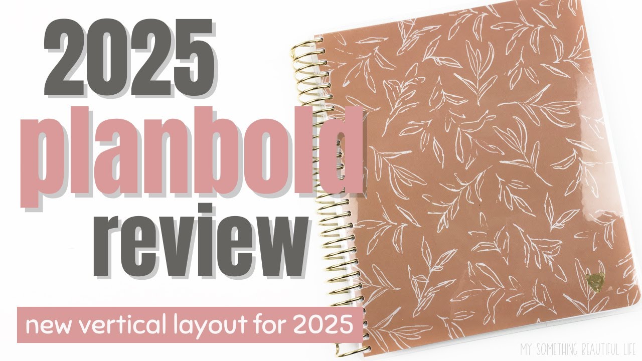 2025 PLANBOLD PLANNER REVIEW | Vertical Flip-through