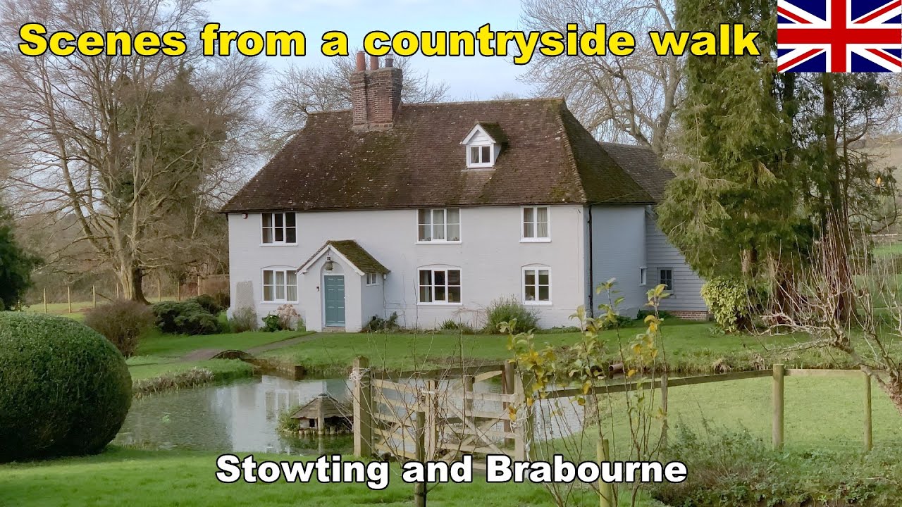 Village & countryside near Ashford, Kent: Stowting & Brabourne (December 2024)
