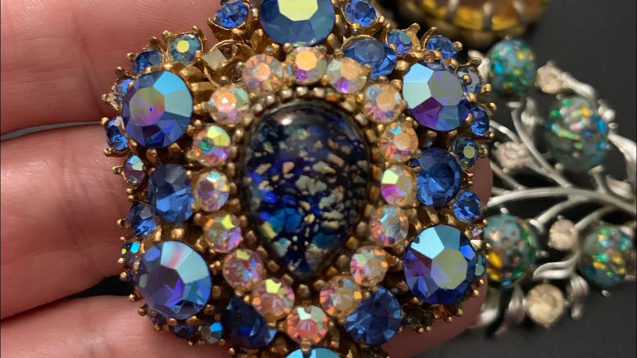 Vintage Jewelry Bag Unbagging Jewelry haul from the UK