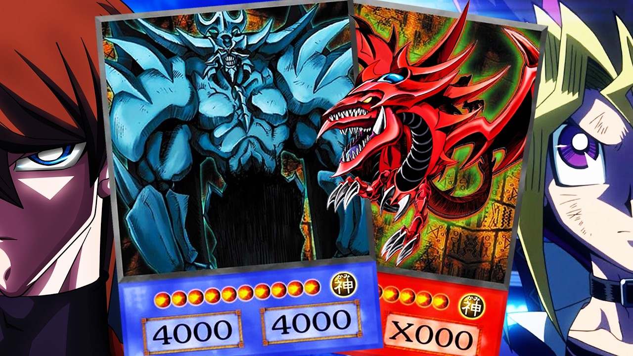 Yugi vs Kaiba Egyptian God Duel (IT'S NO MONSTER, IT'S A GOD!)