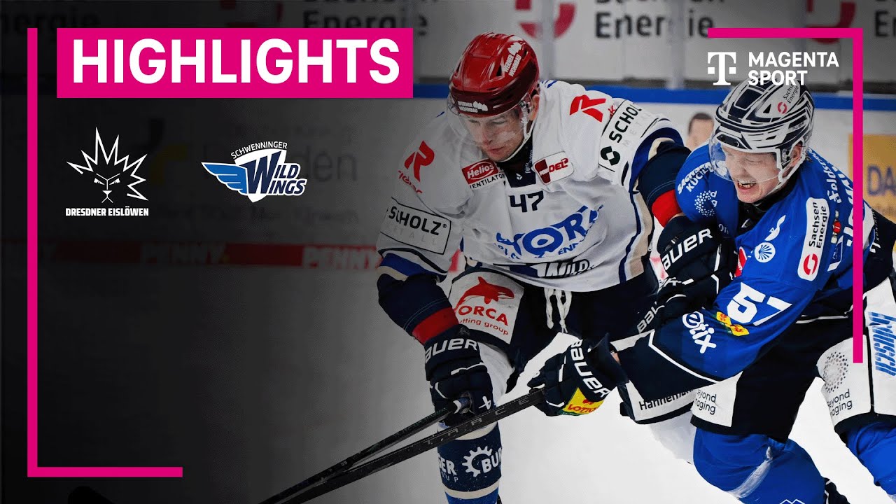 Dresdner Eisl&ouml;wen - Schwenninger Wild Wings | PENNY DEL | MAGENTA SPORT