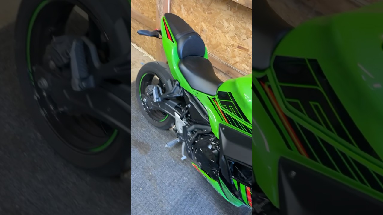 2023 Ninja 650 KO lightning exhaust sound! (with no baffle)#kawasaki #ninja Link in comments