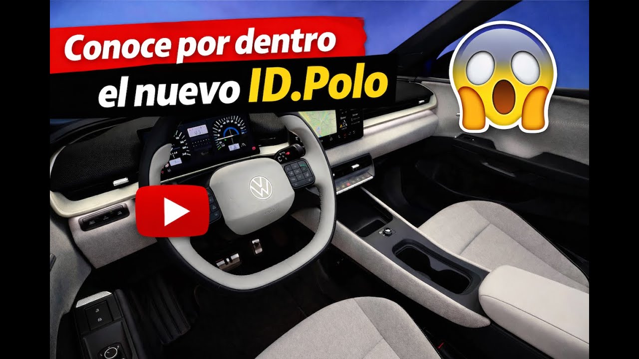 ¡Conoce el INTERIOR del nuevo ID.Polo! Botones físicos, Modo RETRO años 80 y 450 km autonomía