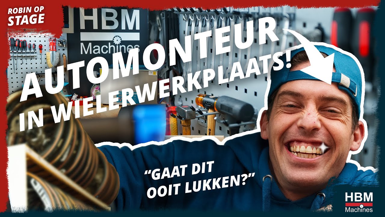 Totale chaos: automonteur moet een racefiets bouwen! | Robin op Stage