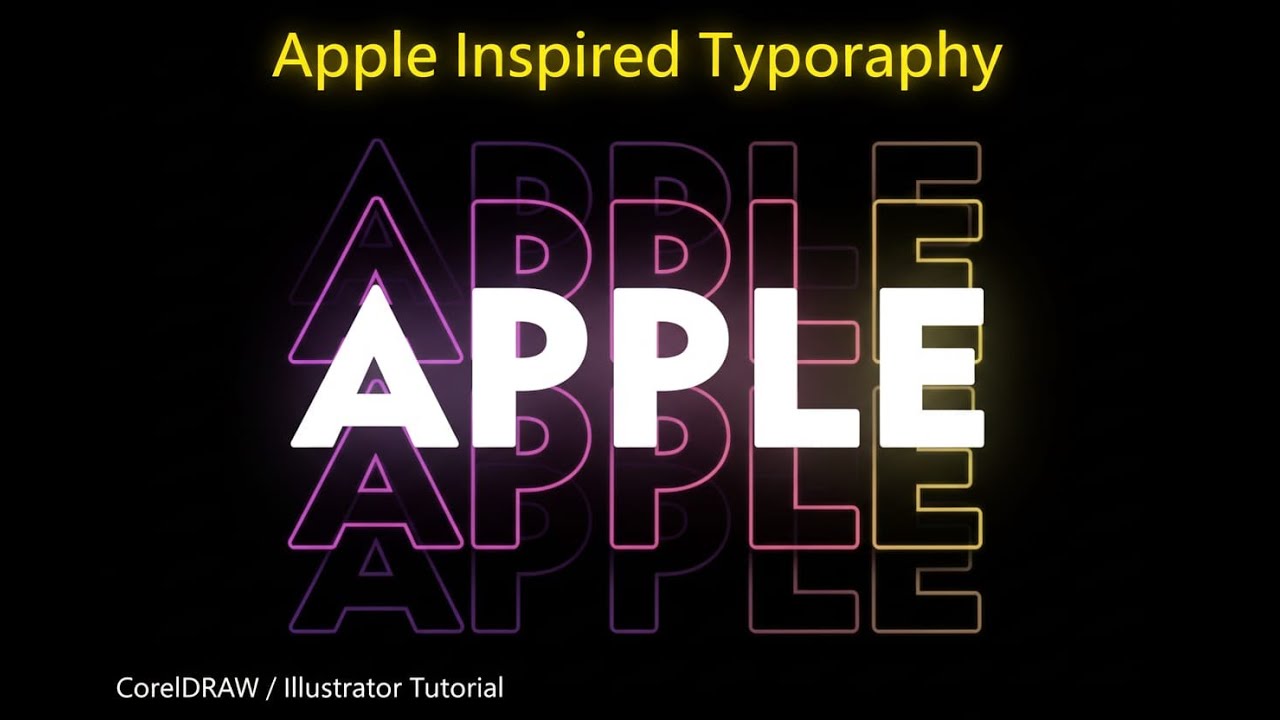 How to Make Apple-Inspired Typography Design