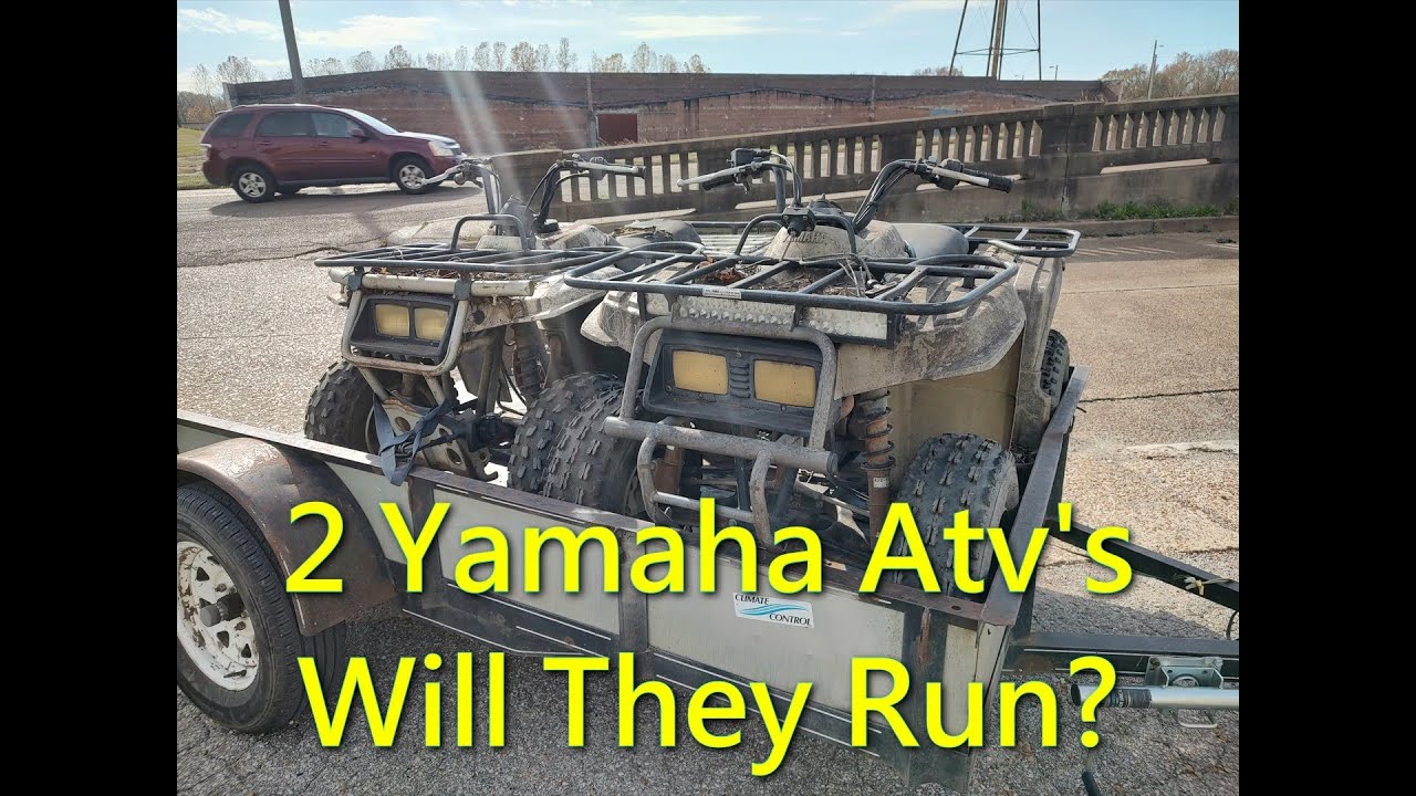 2 Abandoned Yamaha 250cc Atv 4-wheelers. Will they run? #yamaha #atv #willtitrun #yamahabeartracker