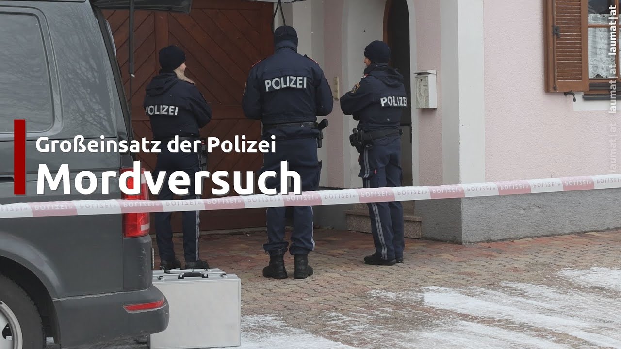 Mordversuch: Großeinsatz der Polizei nach Schüssen auf Frau in Ebensee am Traunsee