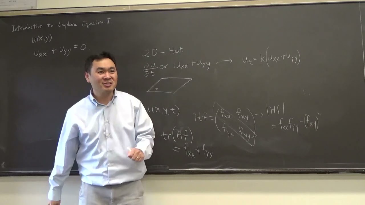 Introduction to Laplace PDE using the 2D Heat equation
