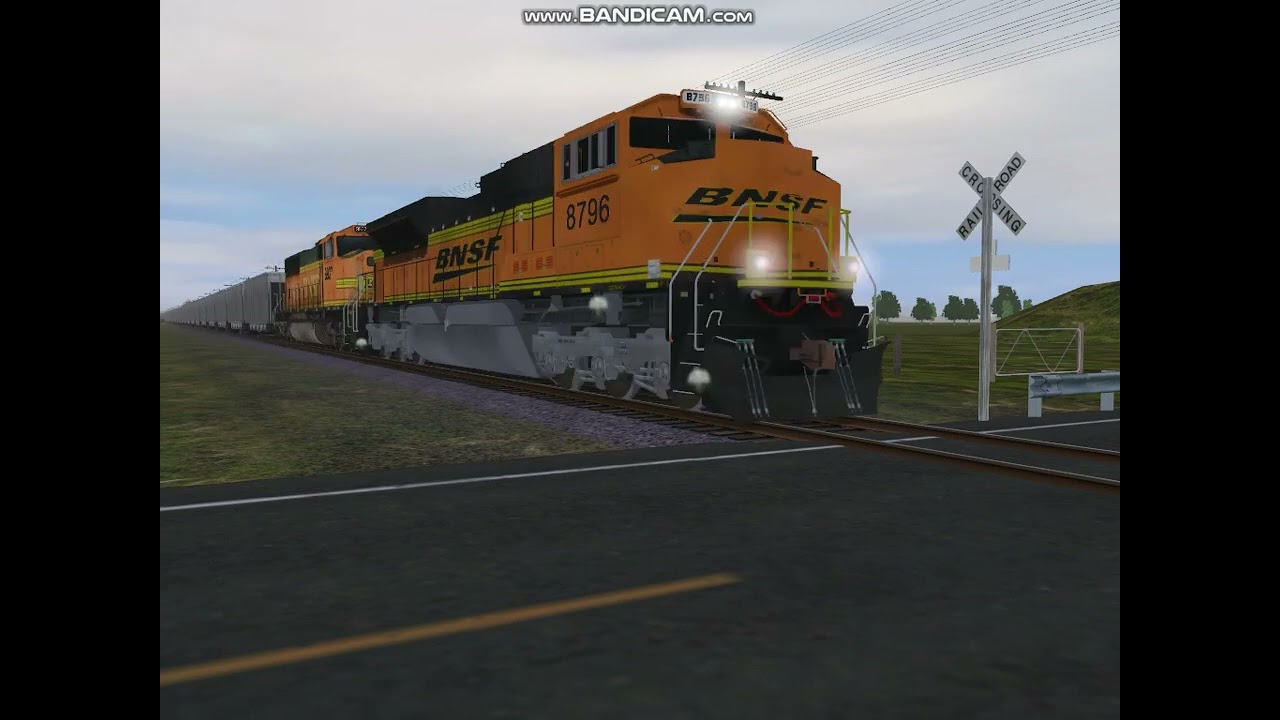 TRS22 Ns 16T Meeting BNSF 788 At The Madson Siding