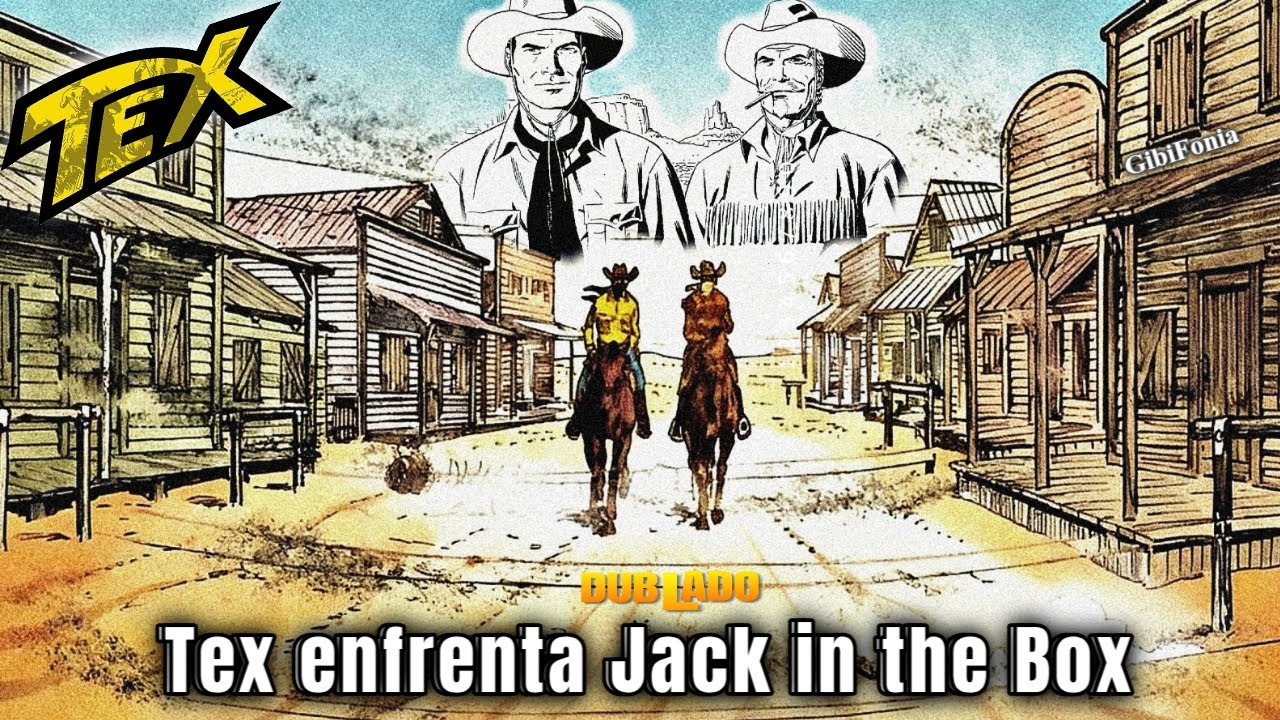 Tex enfrenta o Jack in the Box - DUBLADO gibi narrado
