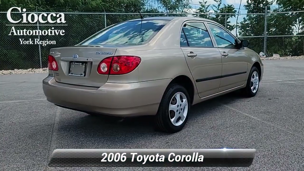 Used 2006 Toyota Corolla CE, York, PA S240692B