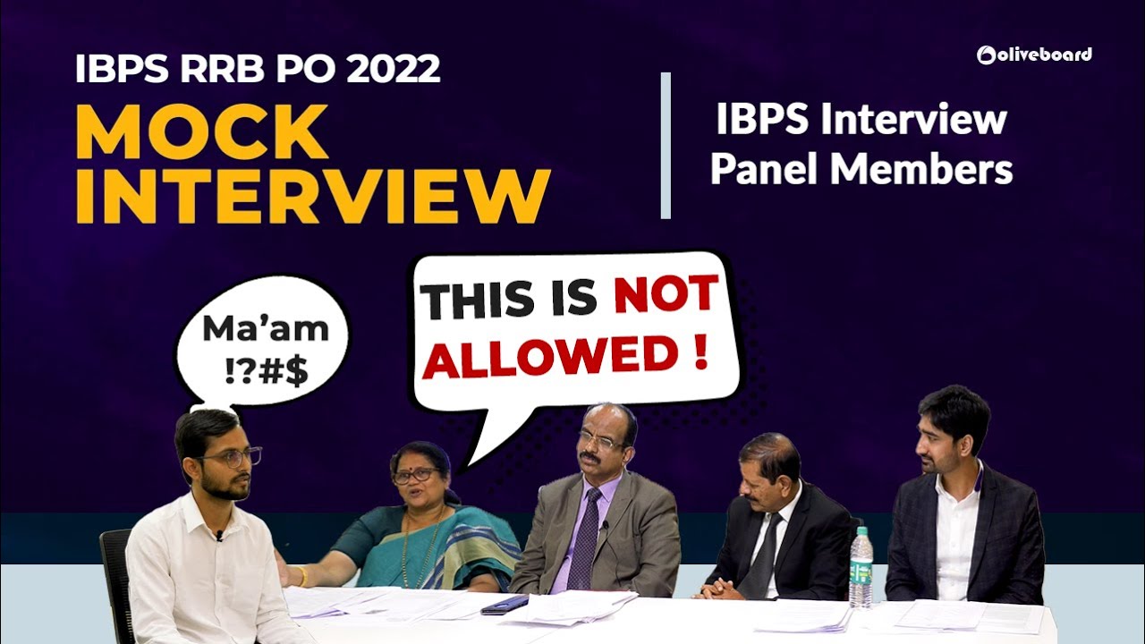 IBPS RRB PO Mock Interview 2024 | By IBPS Interview Panel Members | Bank PO Mock Interview