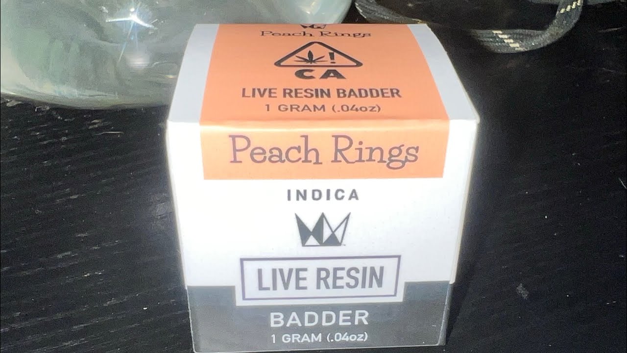 West Coast Cure Peach Rings Live Resin Badder Honest Wax Review